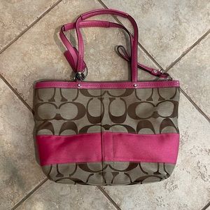 Hot Pink Coach Handbag